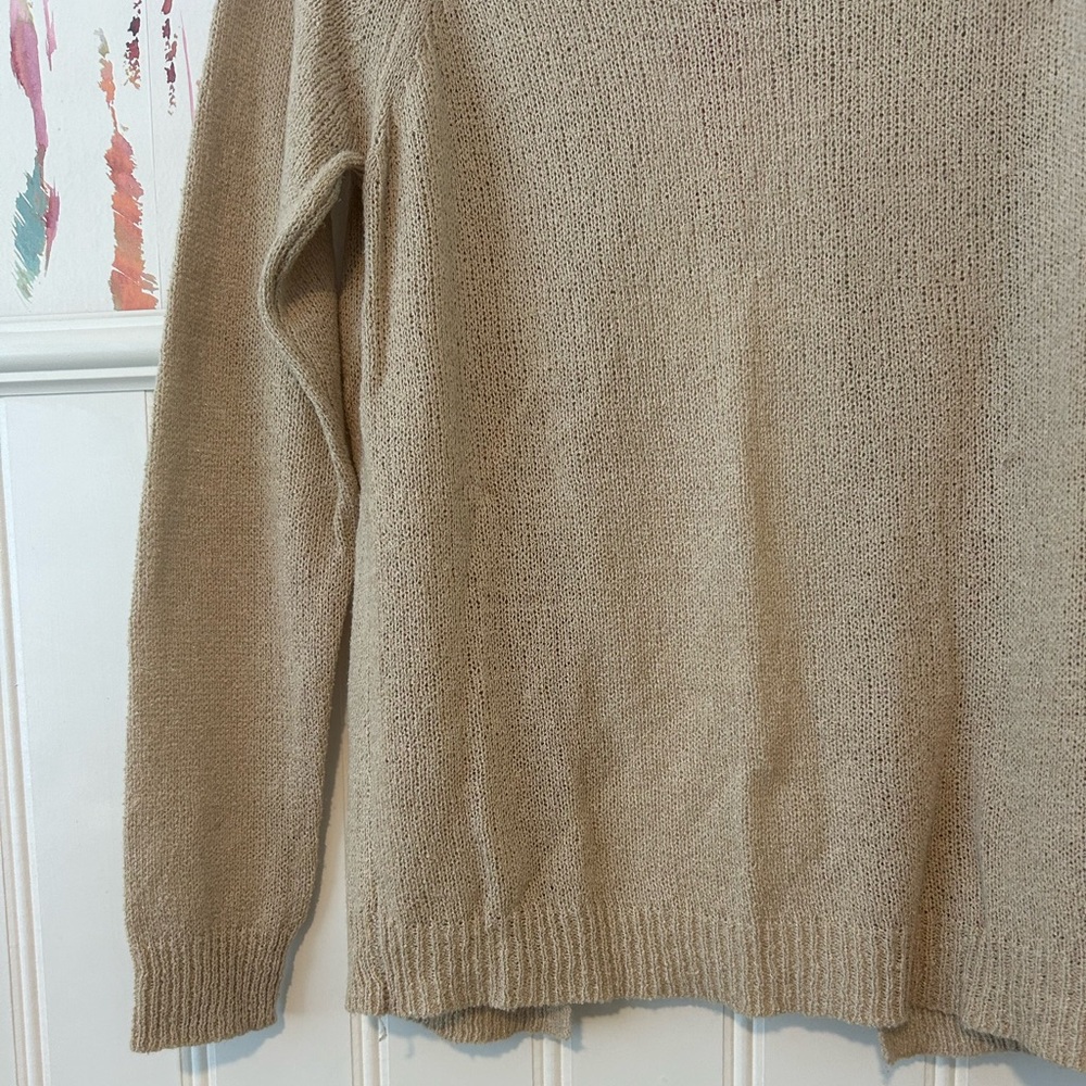 Tan Open Back Sweater - Picture 6 of 7